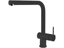 Torneira De Cozinha Elleci Stream Plus Keratek Kuro 86 - Preto - Extraível - Ø35 Mm