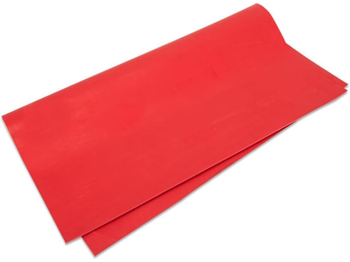 Tapete De Silicone Vermelho Sólido, Espesso, 500 X Mm, Impermeável E À
