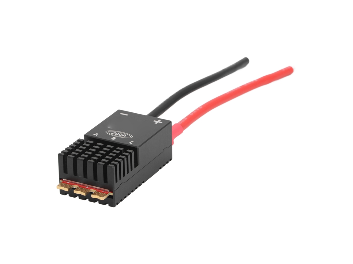 Controlador De Velocidade Eletrónico Brushless Laxiscreed Até 200a Compatível Com Baterias 5-12s Li-ion