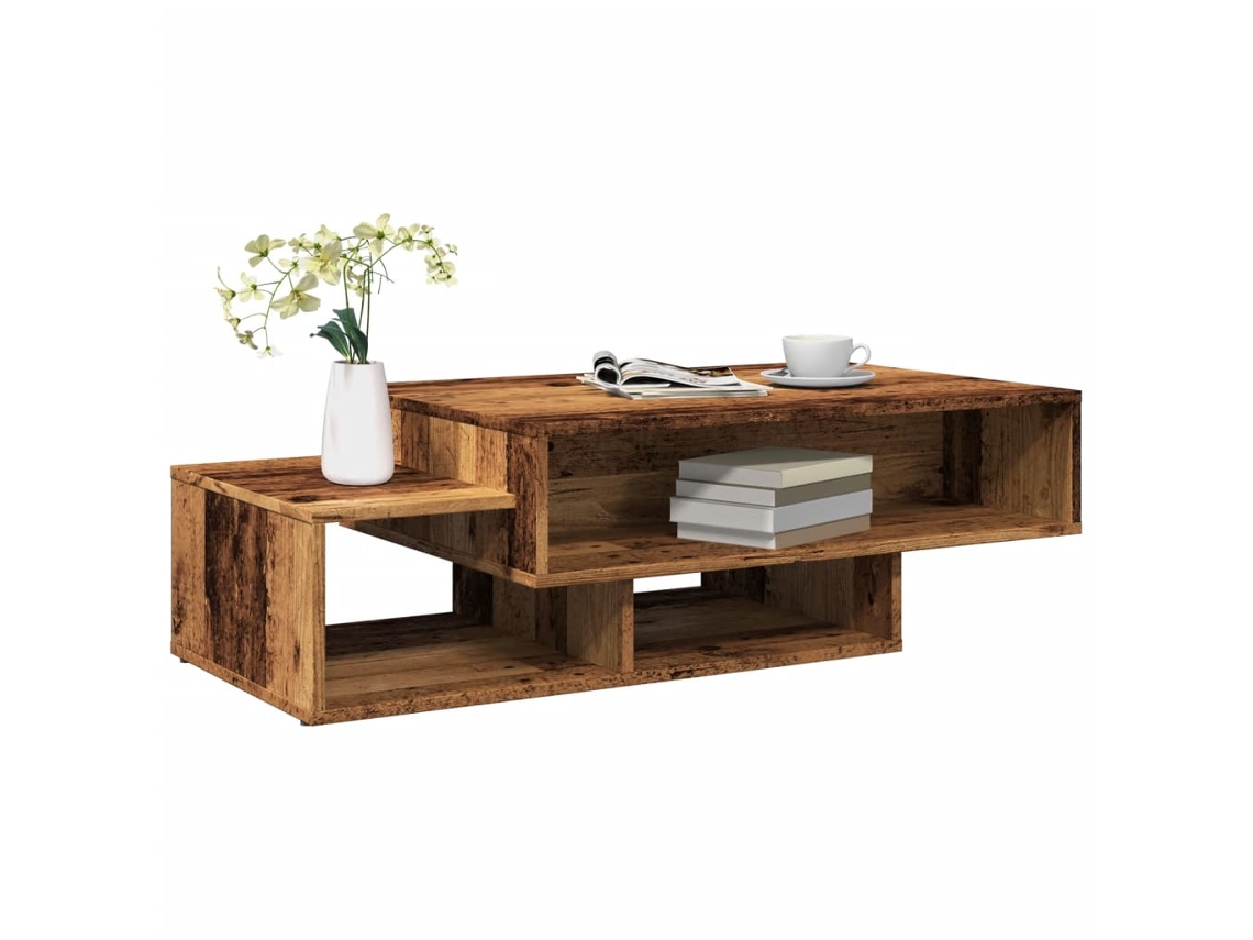 Vidaxl Mesa De Centro 105x55x32 Cm Deriv. De Madeira Madeira Velha
