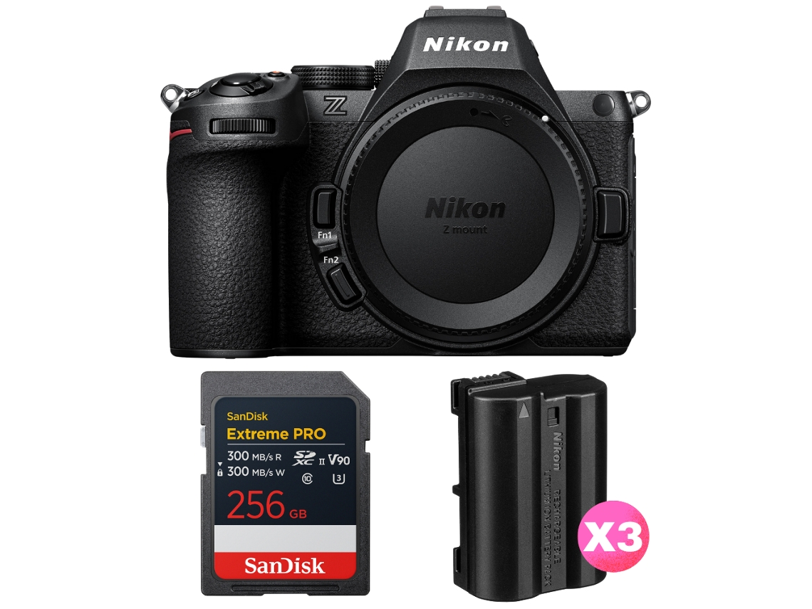 Z5 Ii + 1 Sandisk 256gb Extreme Pro Uhs ii Sdxc + 3 Nikon En el15c + Ebook “20 Dicas para Fotos Que Impressionam” NIKON