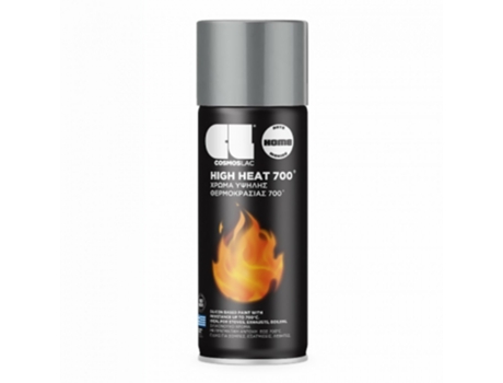 Tinta Anticalórica em Spray de Alto Calor 700ºc 400 Ml (Alumínio N350)