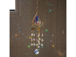Pacote Com 1 Cristal De Luz E Sombra Carrilhão De Vento Coletor Solar Prisma Bal Slowmoose