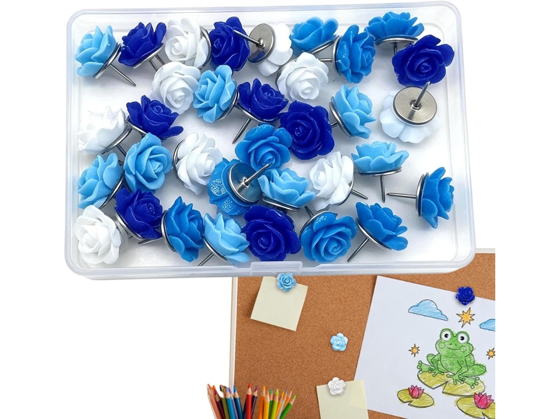 Tachinhas Decorativas Genéricas Para Parede, 30 Peças, Com Estojo