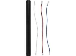 Haste Extensora Preta Healvian De 30 Cm Para Ventilador Teto Com Cabo
