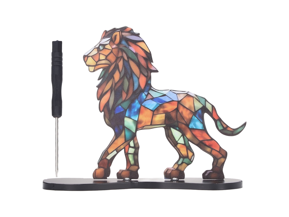 Mali estátua Animal de Metal para Decoração de Mesa: Ornamento para Escritório e Lar