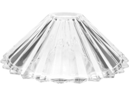 Abajur De Vidro Com Design Listrado Para Lâmpadas, Luminárias Pendentes E Lustres.