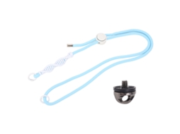 Corda Anti Perda Para Câmera De Ação Com Correia De Nylon Ajustável Para Pocket 3 One X3 X4 Azul Claro