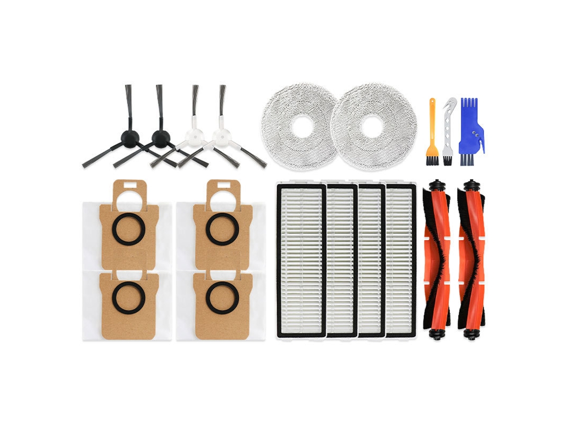 Kit Acessórios Para Máquina De Varrer Yuysan Xiaomi Mi Robot Vacuum X20 Max/x20 Pro 19pcs