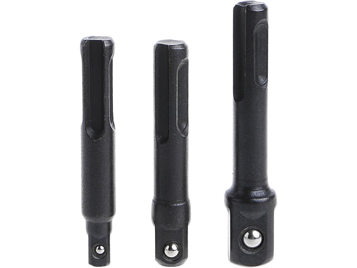 Adaptadores Sds Plus 3 Tamanhos (1/4 1/2)