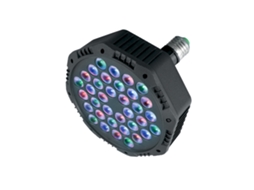 2026 luz de Cena Par 36 Leds Colorida Controlada por Voz para Bar Bodas com Cabeça de Lâmpada E27