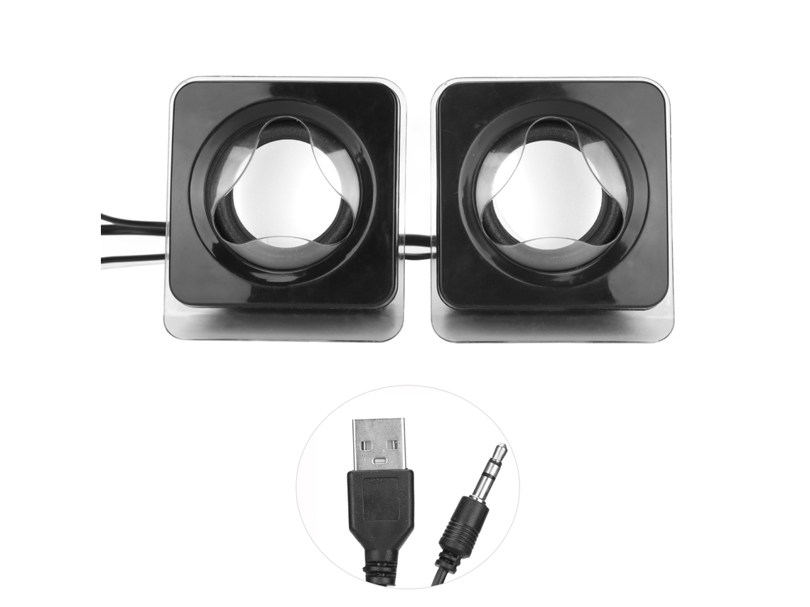 RECON Alto Falante Mesa Mali USB Subwoofer com Led para PS4, PC, Laptop