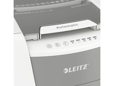 Destruidora Automática LEITZ IQ S.  Office 100 (100 folhas - Capacidade: 34 L)