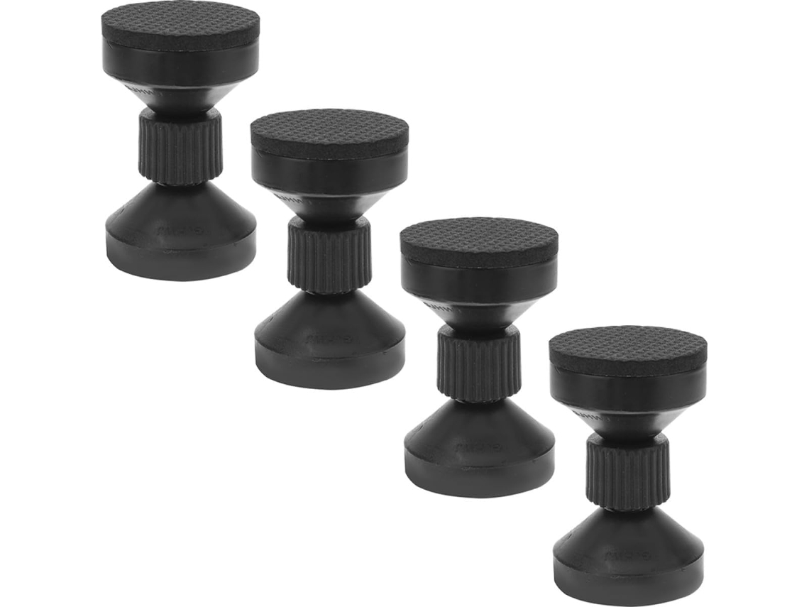 Conjunto de 4 Peças Batentes Ajustáveis para Cabeceira, Suporte Estrutura Cama, Fixação Anti CHABERLU