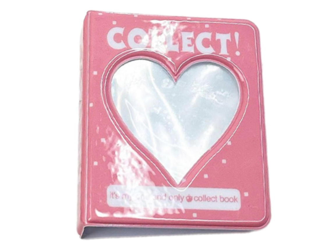 Mini Álbum De Fotos Com Capa Em Formato De Coração, 3 Polegadas, 64 Slots, Ideal Para Adolescentes E Meninas