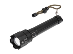 Lanterna Externa Carga Usb, Alta Potência HALINUIA (preta)