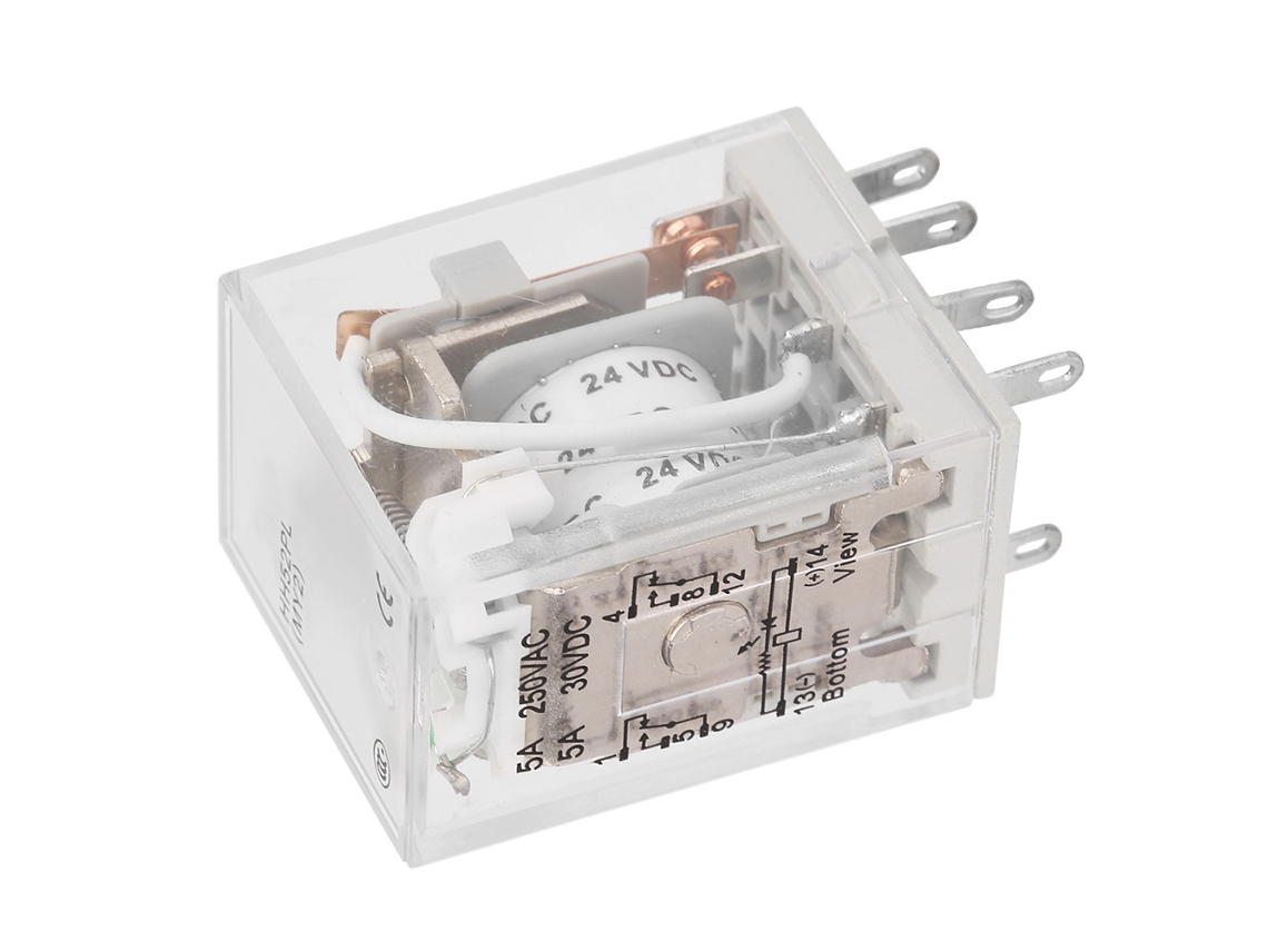 Relé de Tempo de Atraso Dc 24v a 240v com 7 funções S/MARCA