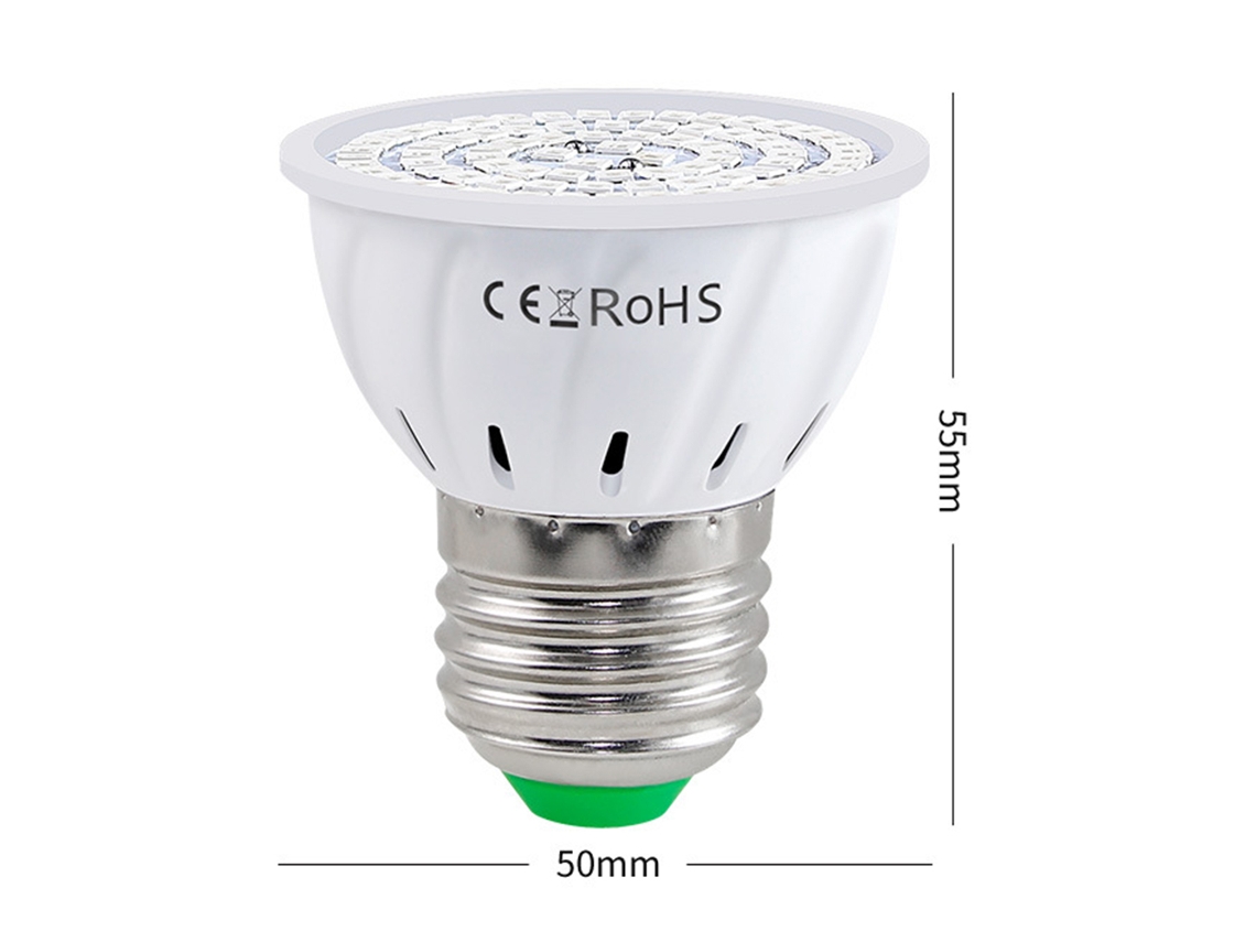 Lâmpada de Crescimento LED E27 para Plantas | S/MARCA