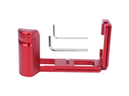L Quick Release Plate Vertical Shooting Mirrorless Camera Handle For Fuji Xt4 Camera LAXISCREED (red )