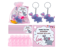 Banho de Elefante em Pvc Rosa com Saco de Malha LAXISCREED