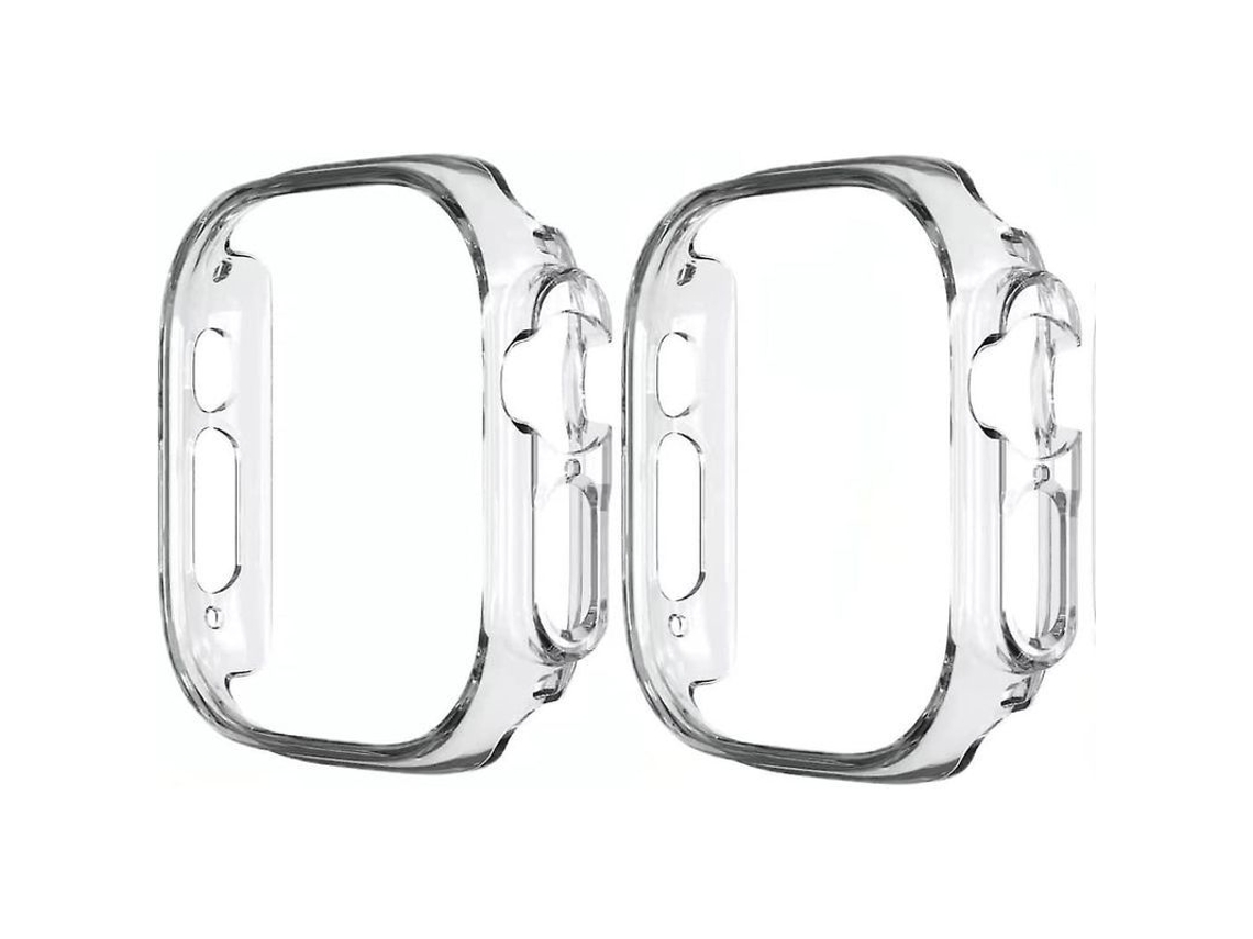 2026 2pcs Capa Bumper para Apple Watch Ultra 49mm, Capa de Face Bumper de Pc Duro