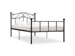 Estrutura De Cama 100x200 Cm Metal Preto