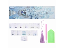 Marca página Diy Pintura de Diamantes com Franja