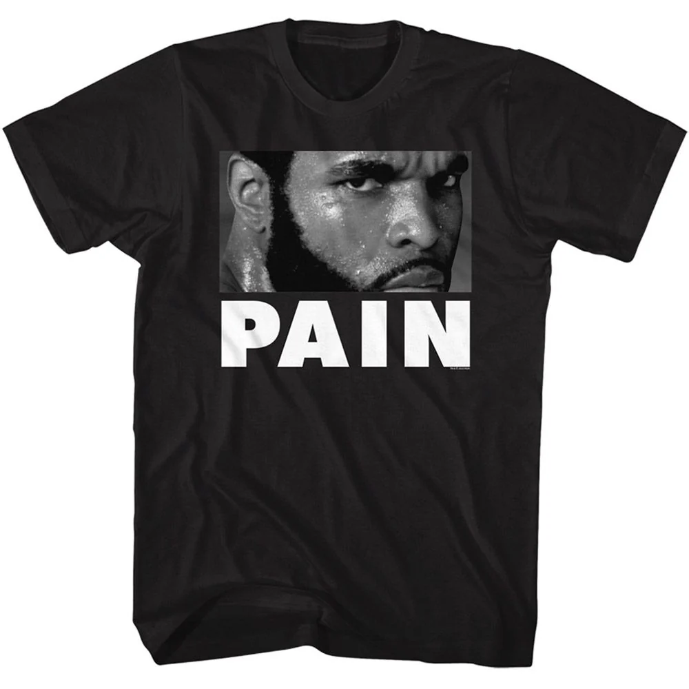 Rockinstone Rocky Movie Clubber Pain Black Adult T-shirt Size:xxl