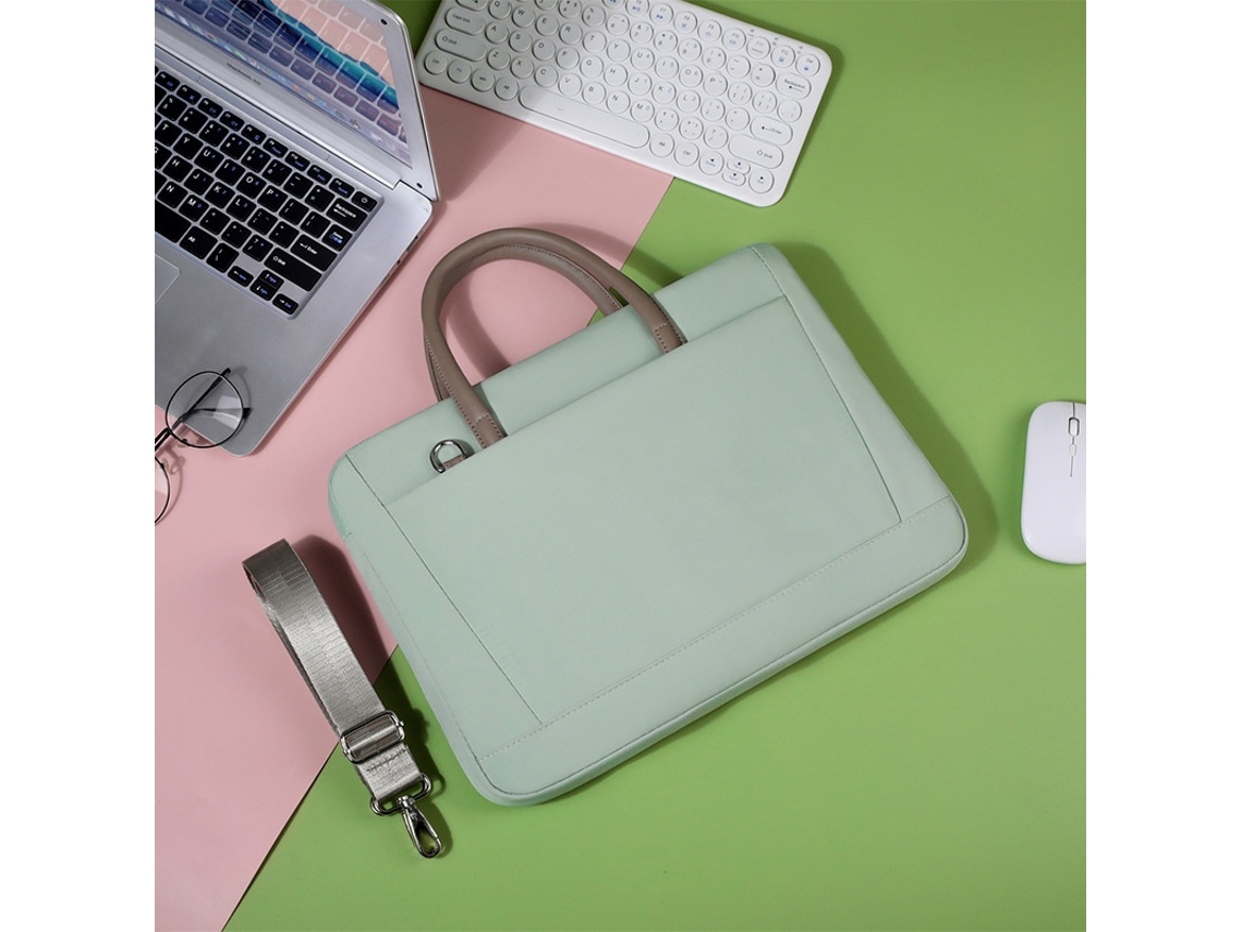 Bolsa Para Portátil Lurelia, Compatível Com Portáteis/tablets Até 16,1", Verde, Poliéster