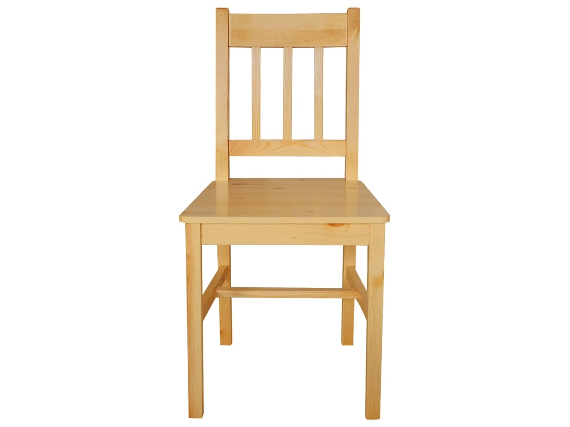 Cadeiras de Jantar 6 Pcs Madeira de Pinho MAISON EXCLUSIVE