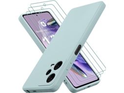 Capa Note Proteção Antichoc Vidros Temperados Para Xiaomi Redmi Note 12 Pro Plus 5g/note 12 Explorer Hongwe. Textura Macia Verde