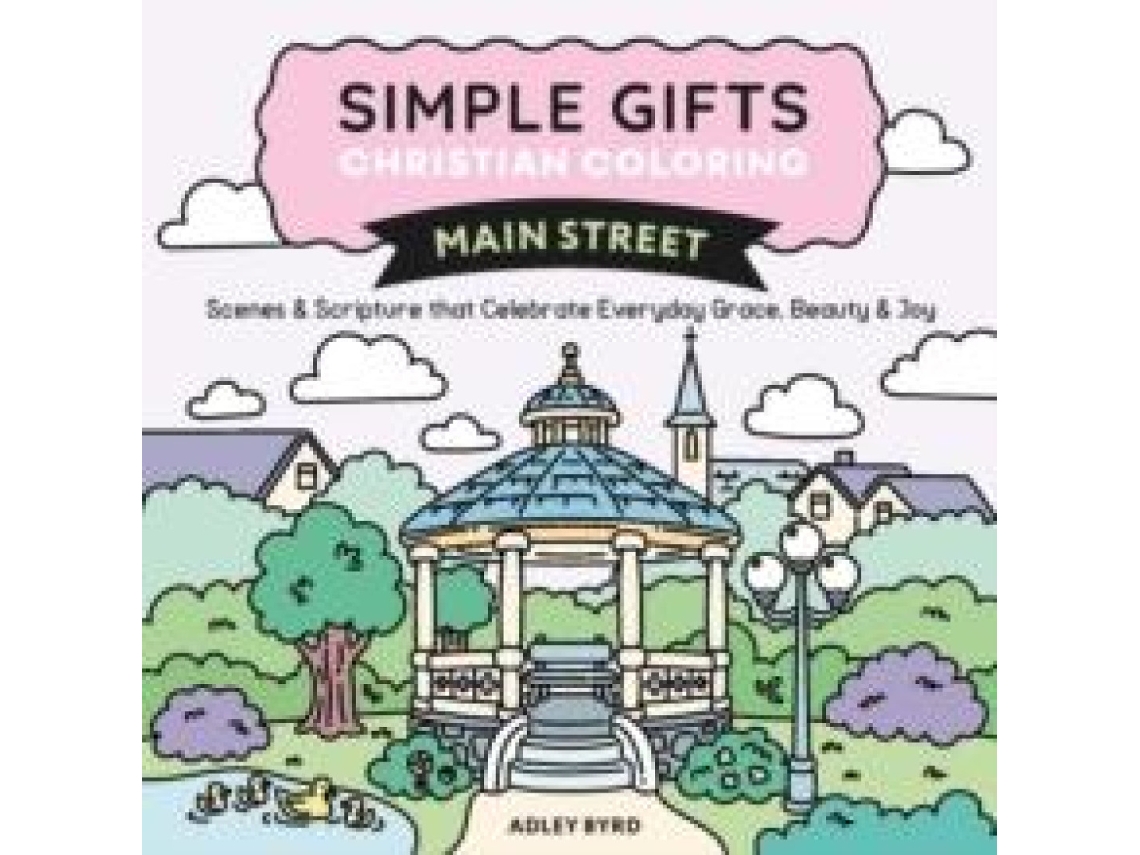 Livro Simple Gifts Christian Coloring Main Street de Amen Editions (Inglês)