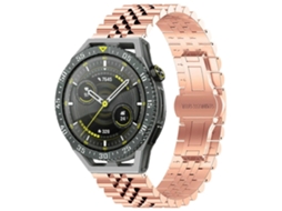 Pulseira De Aço Inoxidável Meia-lua Five Bull Para Huawei Watch Gt3 Se + Ferramenta Para Remoção Da Pulseira