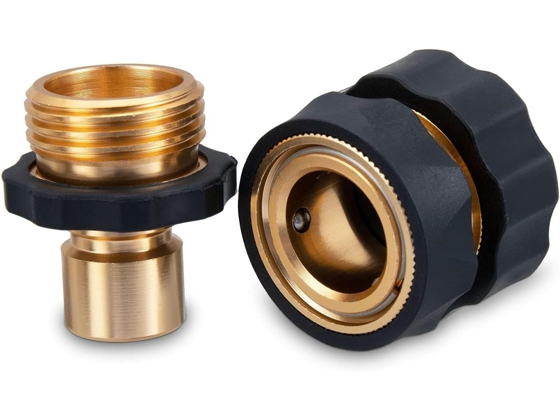 Conjunto De 1 Conector Rápido Para Mangueira Jardim 3/4 Polegadas