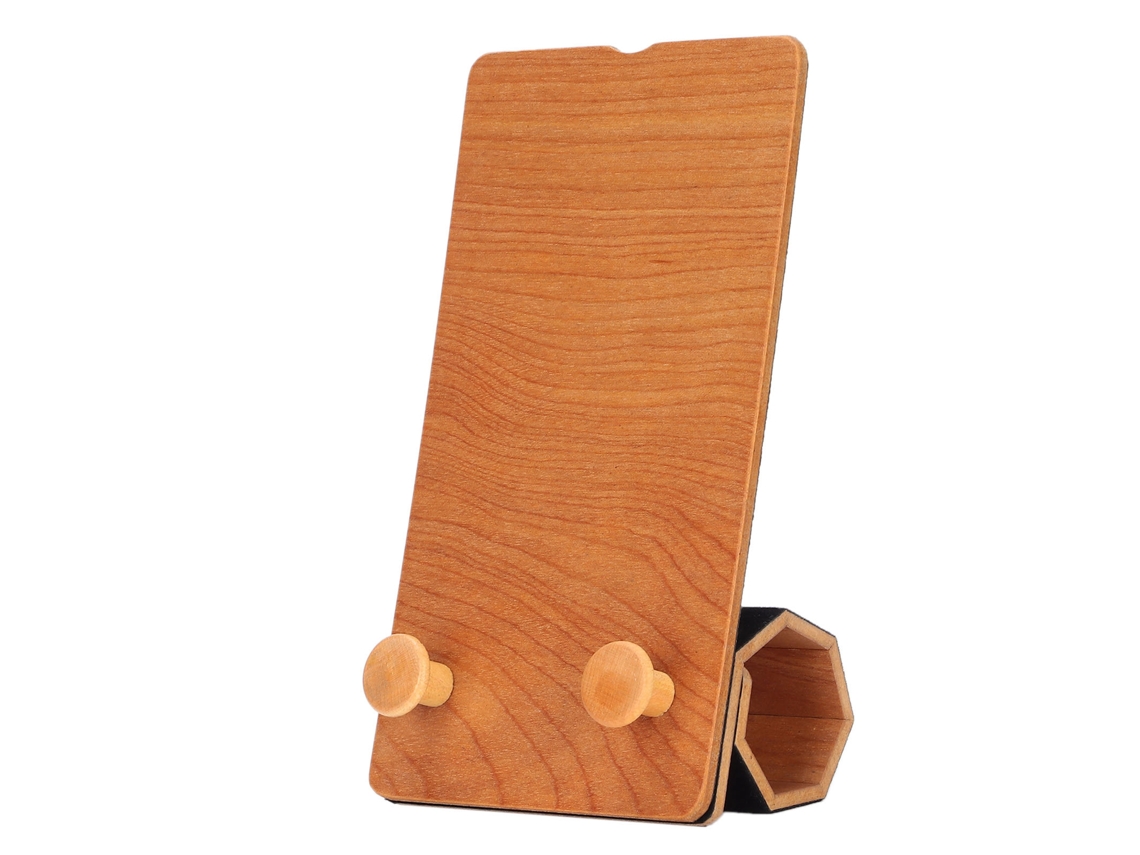 Suporte de Telefone de Madeira Maciça LAXISCREED