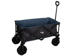 Carrinho De Praia Dobrável AKTIVE 62620 Preto (Outlet Caixa Aberta - 91x49x99cm)