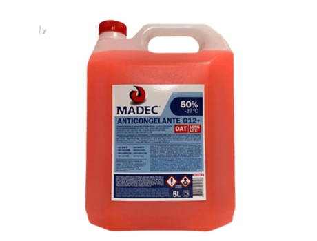 Anticongelante MADEC 50% -37ºc Ll G12 Vw 5L – Rosa