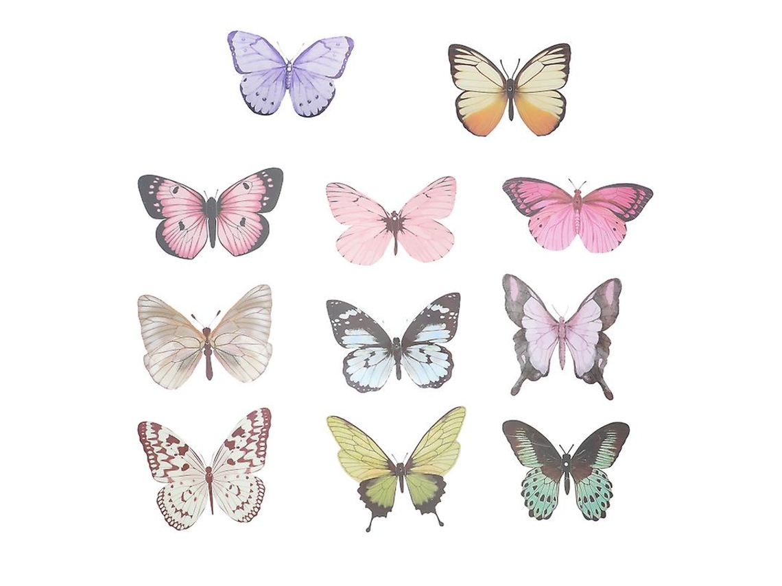 32Pcs Buquê de Borboletas Decorativas ALLINLESS