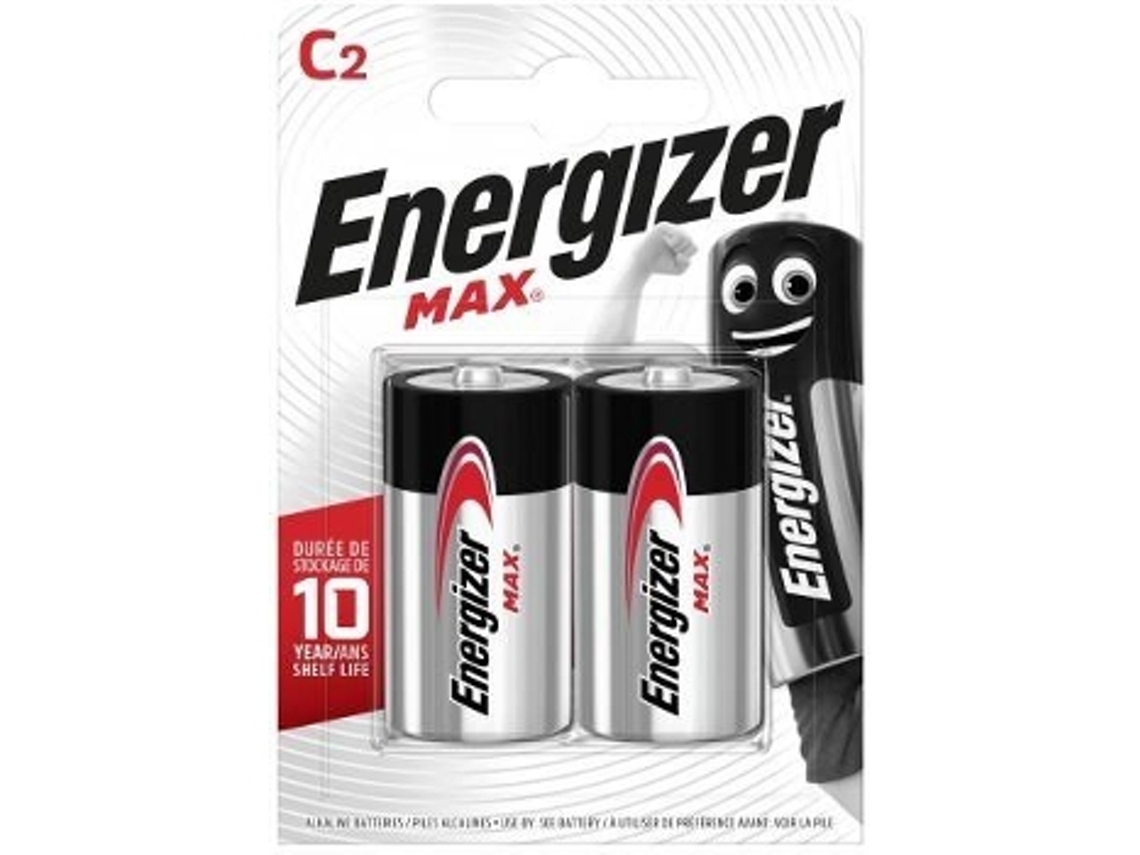 Pilhas ENERGIZER Max ALK C BP2