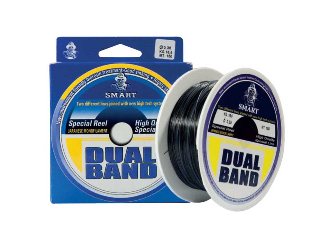 Monofilamento Dual Band 150 M Preto 0.300 Mmmaver