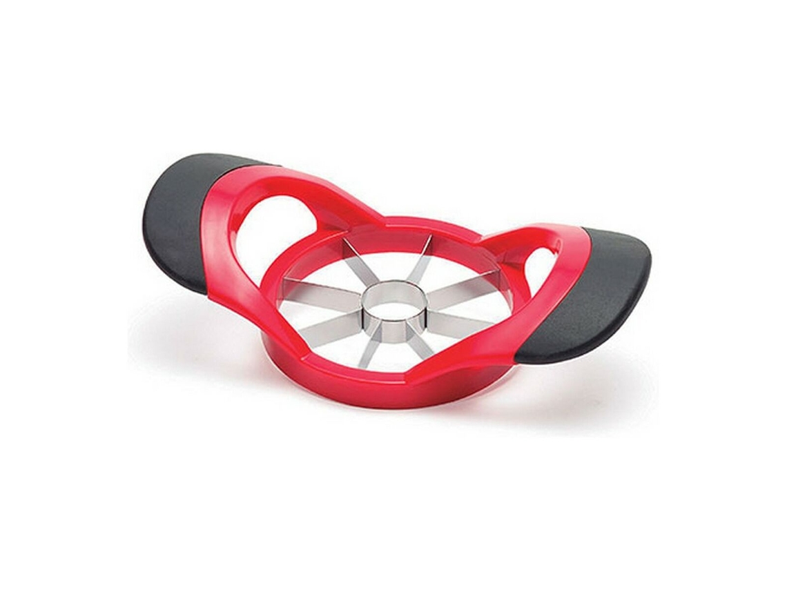 Cortador De Maçãs Vermelho 9 Cm Aço Inoxidável