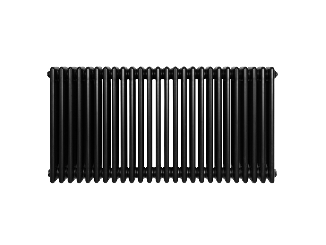 Radiador Horizontal 4 Colunas 600x1190 Mm - Preto, Aço Carbono 1.5 Mm, 1512 W, Alta Eficiência, Fácil Instalação,