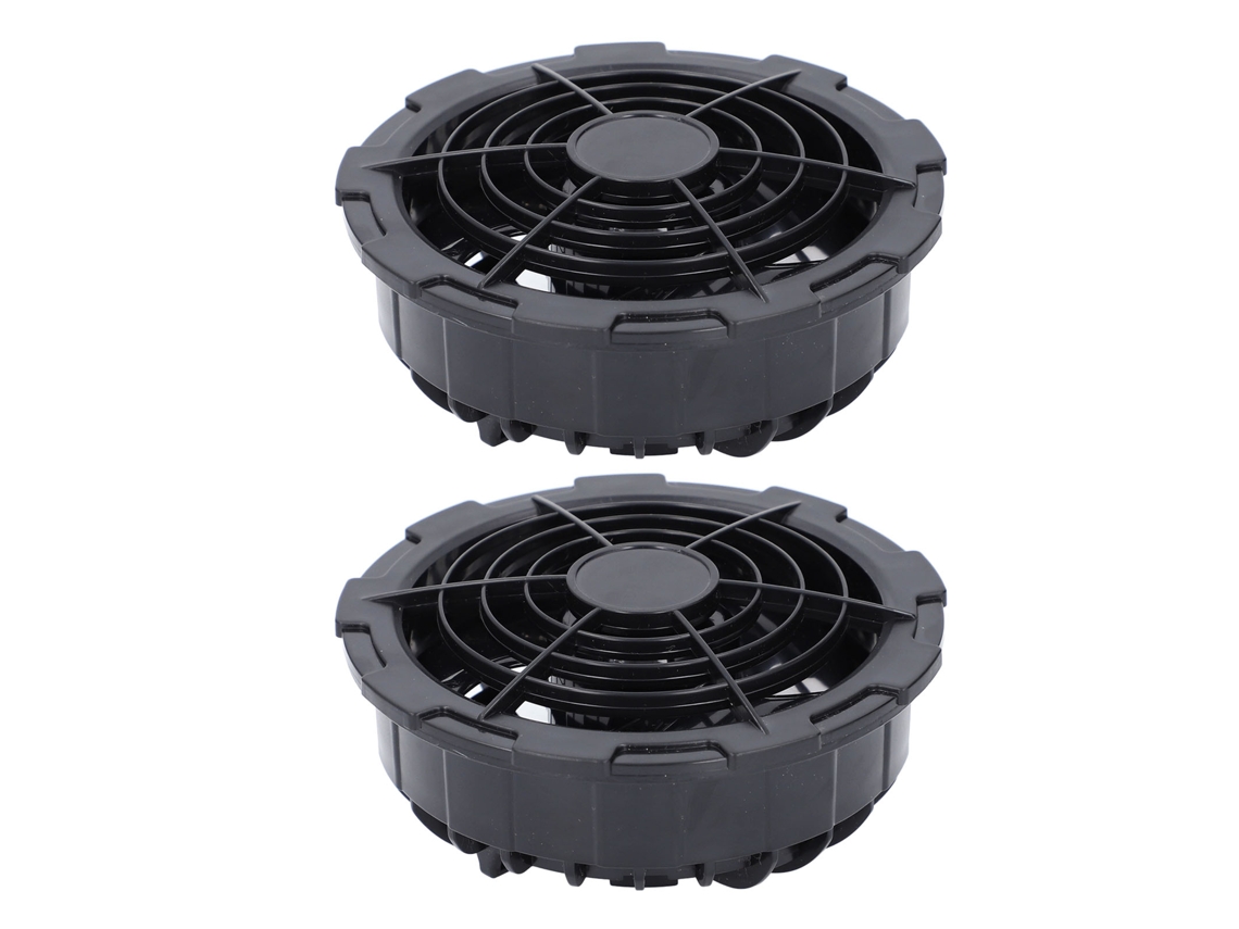 2 Ventiladores Jaqueta Refrigerante 5V 0.6A USB para Ar Condicionado Colete de Trabalho S/MARCA