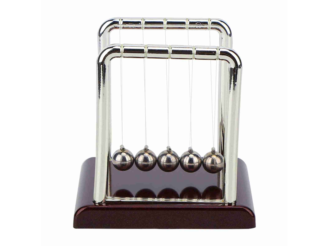 Pêndulo de Equilíbrio com Bolas, Adorno de Mesa para Lar e Escritório | S/MARCA