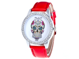 Reloj De Pulsera De Acero Analógico Con Correa De Pu Dial Redondo Zhoulianfa