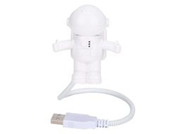 Luz Noturna Led Usb Mini Em Forma De Astronauta Para Computador Portátil
