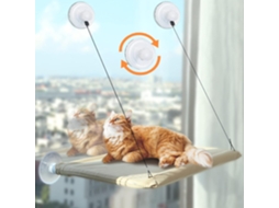 Rede para Gatos para Janela Prateleira de Parede Grande, Cadeira de Descanso , Espreguiçadeira Super Estável, 54x30cm AQUAFORGE (até 25 Kg)