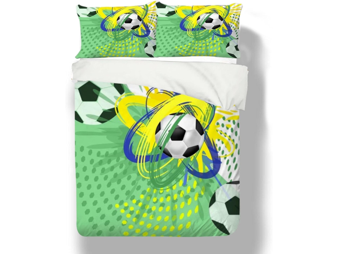 Conjunto de Cama Infantil em Microfibra Fronha 180x220cm, 135x200cm