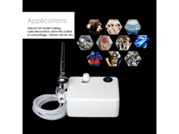 Kit De Compressor De Ar Mini Laxiscreed Para Pintura Artística E Nail Art De Alta Precisão