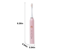 Escova De Dentes Elétrica Zkccnuk, Silenciosa, Portátil, Com Temporizador Inteligente, Classificação Ipx7 De Resistência À Água E Vibração.